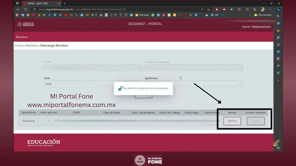 Confirma el Registro: Revisa tu bandeja de entrada (y la carpeta de spam) para encontrar el correo de Mi Portal FONE con un enlace de verificación. Haz clic en el enlace para activar tu cuenta.