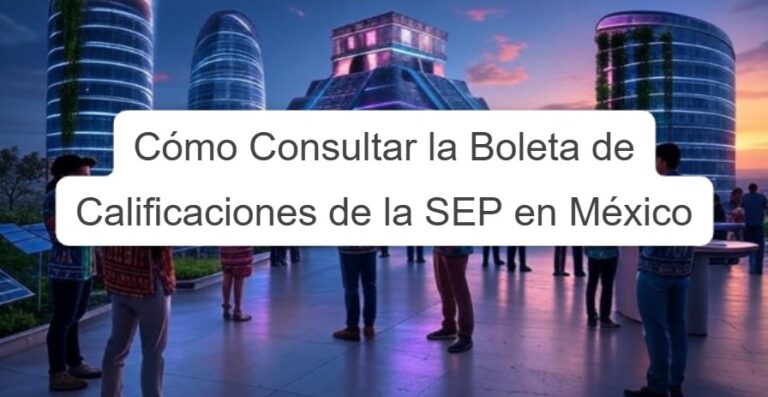 Cómo Consultar la Boleta de Calificaciones de la SEP en México